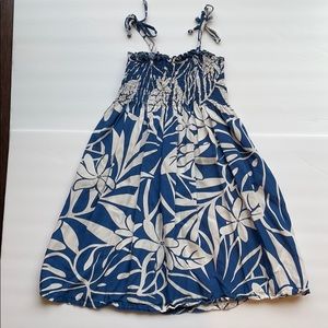 RJC Blue Hawaiian Dress Size 8